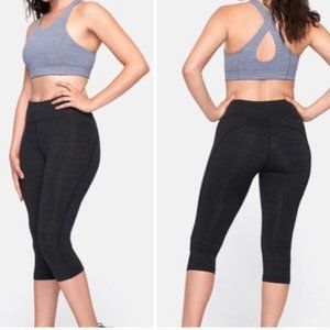 OUTDOOR VOICES TechSweat Kneecap Crop Leggings Baltic Blue